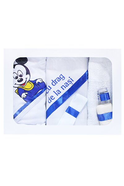 Flashmarket Mickey Christening Suit, Printed, 6 Pieces, FLSH