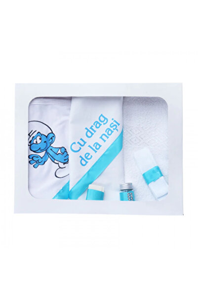 Flashmarket Trusou botez cu Strumf, imprimat, 6 piese, FLSH