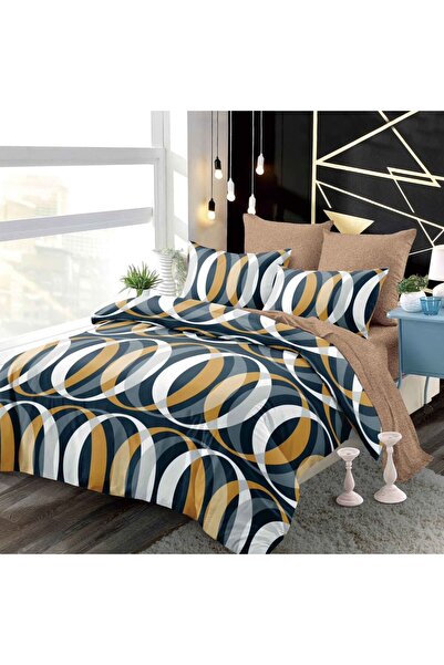 OEM Bed linen with elastic 180x200 for double bed 2 people, 6 pieces, DREAM-0559