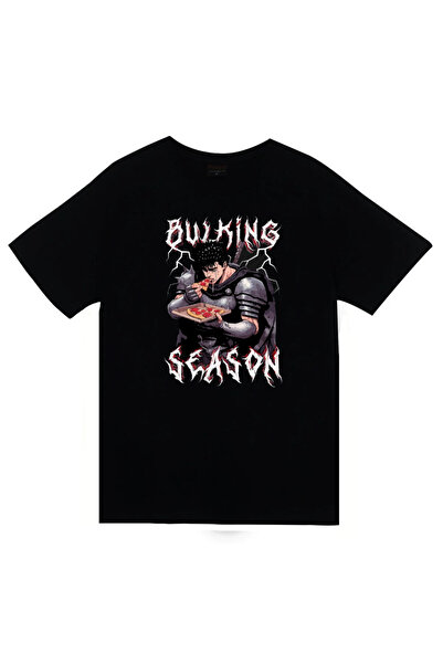 fame-stoned Berserk - Guts Printed Unisex 100% Cotton Black T-Shirt