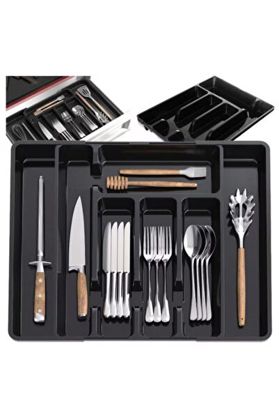 Ruhhy Органайзер за прибори за хранене Ruhhy, 5-7 отделения, 36,5 x 27,5-44,5...