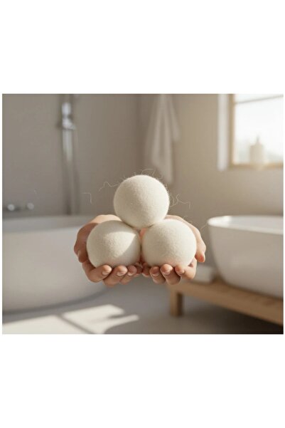 stilsenin34 Laundry Wool Dryer Ball - Natural Softener - for Dryer - 3 Pieces