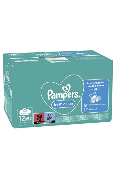 Pampers Servetele umede Fresh Clean, 6 pachete x 52, 312 buc