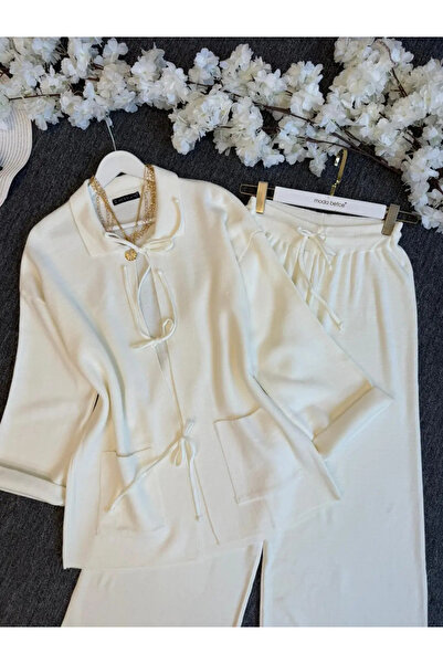 modabetce Дамски скромен комплект от трикотажни дрехи