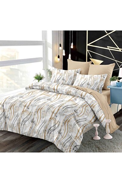 OEM Bed linen with elastic 180x200 for double bed 2 people, 6 pieces, DREAM-0576