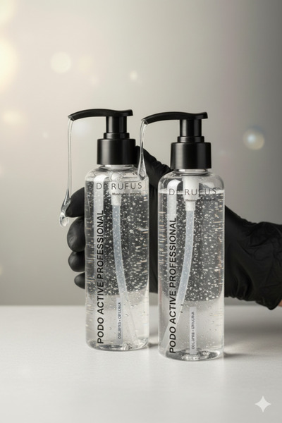 Rufus جل كيراتوليتيك للباديكير PODO ACTIVE-2، جل اقتصادي للباديكير، مُنعم مكث...