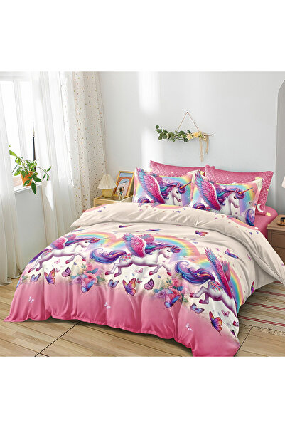 OEM Bed linen with elastic 180x200 for double bed 2 people, 6 pieces, Finet, ...