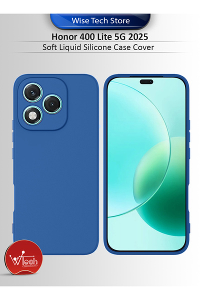 Wtech Honor 400 Lite 5G 2025 Soft Liquid Silicone Case Cover