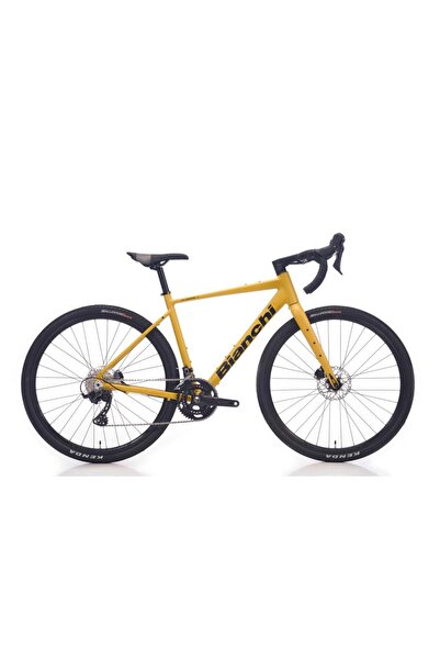 Bianchi Nirone7 Gravel Yol Çakıl Bisikleti 2x12V 48cm Mat Sarı