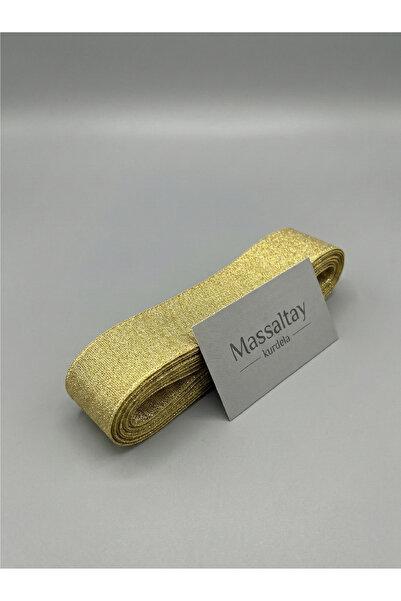 Massaltay 3 cm Simli Kurdele 10 Metre | Parlak Süsleme Kurdelesi, Hobi & Orga...