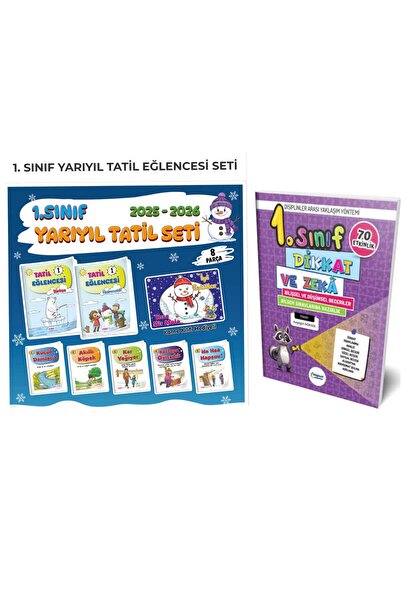 Mavi Deniz Yayınları 1. Sınıf Yarıyıl Tatil Seti Maarif Modeline Göre Son Bas...