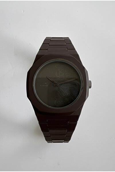 Louis Nice Elegant wristwatch in dark brown – Arabic numerals –