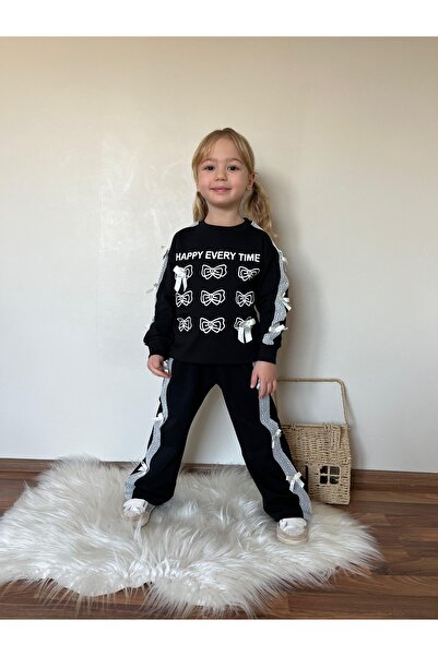 CARLA MARA Girl's Printed 2-Thread Bottom Top Tracksuit Set