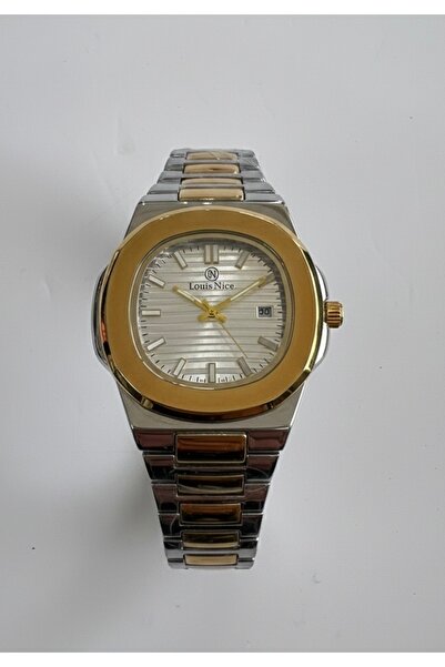 Louis Nice Dual-tone watch (gold x silver).