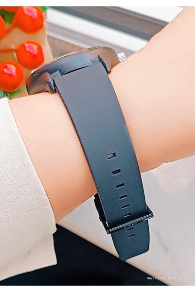 Q&Q Unisex Black Silicone Strap 10 Atm Waterproof Wristwatch