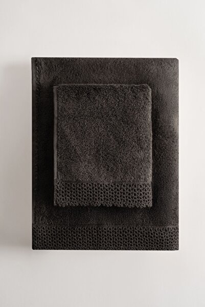 Ca'De'Luz Soria Pima Cotton Anthracite Towel Set