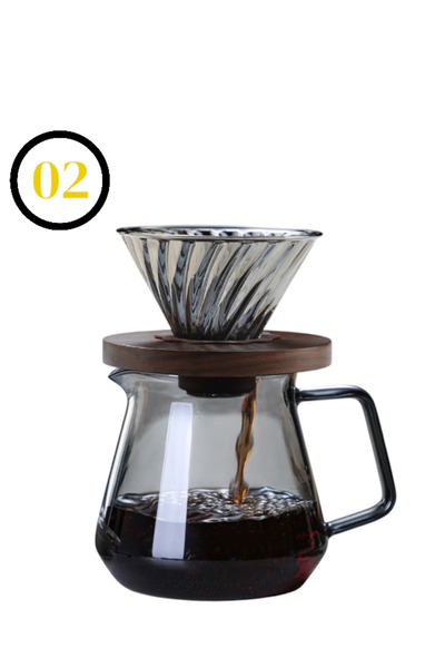 Unspecified V60 Coffee Set: Server and Funnel