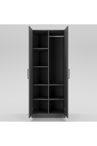 My_Living 2 kapaklı elbise dolabı 180x70x55cm 11102501