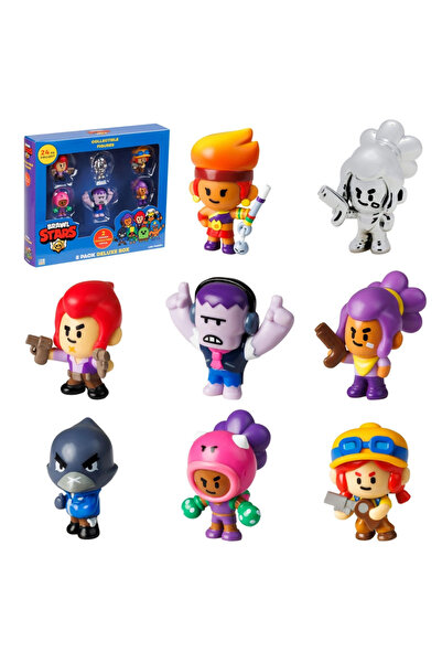 NW NessiWorld مجموعة شخصيات فاخرة من براول ستارز مكونة من 8 قطع من نيسي وورلد