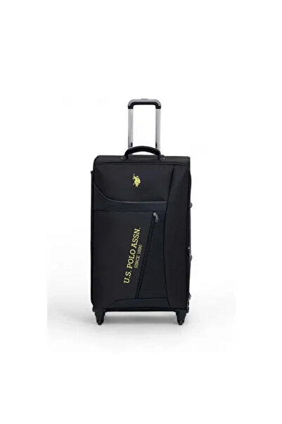 us polo mint ناسي وورلد أس.إي. حقيبة سفر بحجم الكابينة للجنسين من القماش الأسود