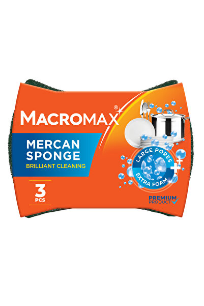 MACROMAX Mercan Sponge – 3 Pieces Set