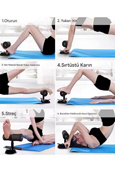 Tisul VK45 Vakumlu mekik aleti, ev tipi spor aleti, karın egzersiz aparatı, fitness spor Kürek aleti