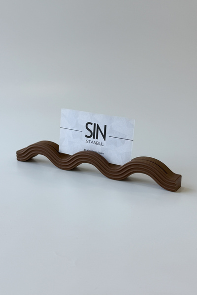 sin istanbul Wavy Polaroid Photo Stand, Note Holder, Business Card Holder