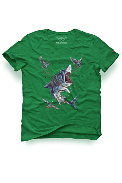 Tarrzzcom Unisex Design Tshirt Owl and Shark