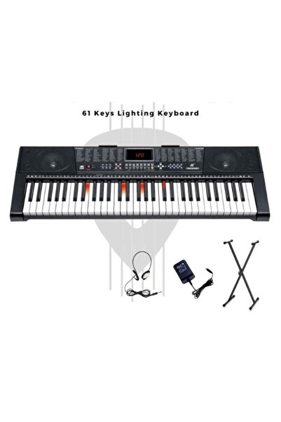 Meike 61 Keys Electronic Lightning Keyboard – Portable Music Piano Keyboard