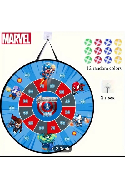 Game Dart seti 75 CM 12 yapışkan top