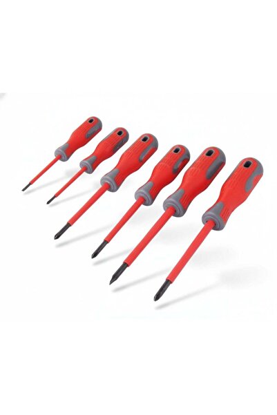 Generic Insulated PH and Slotted Screwdriver Set – 6 Pieces – High Voltage Te...