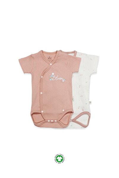 lowell home 2-Piece Half Sleeve Badi 17119 Ecru Dusty Rose