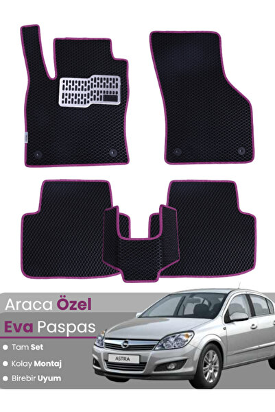 stiloto طقم كامل من دواسات EVA متوافقة مع أوبل أسترا H سيدان (2004-2010) - مخ...