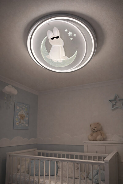 Mad Modern Dairesel Şık Çocuk Odası Avizesi Plafonyer Avize