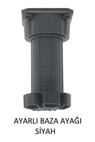POLE 15 ADET AYARLI MOBİLYA AYAGI 10-15 SİYAH
