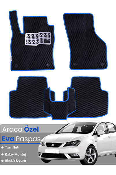 stiloto مجموعة كاملة من دواسات EVA متوافقة مع سيارة سيات إيبيزا ستيشن واجن (2...