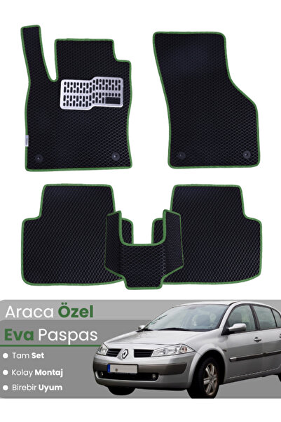stiloto RENAULT MEGANE 2 SEDAN (2002-2008) Uyumlu EVA Paspas Tam Set–Oto Pasp...