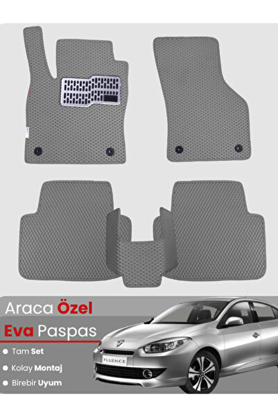 CYBERLİNE RENAULT FLUENCE (2009-2014) Uyumlu EVA Paspas Tam Set–Oto Paspas,Ar...
