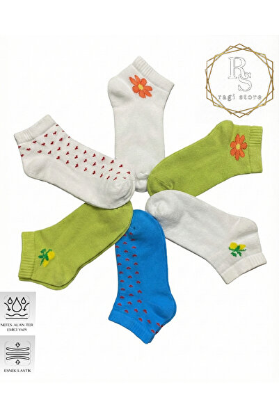 ragistore 6-Piece Women's Towel Booties Toe Stitch-Free