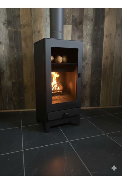 Tezel Ticaret Pelet Sobası Mini Fırınlı