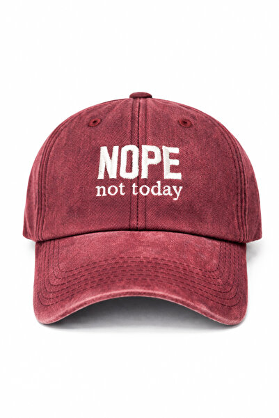 CAP BROS Nope Not Today No, Not Today Embroidery Vintage Hat Cap