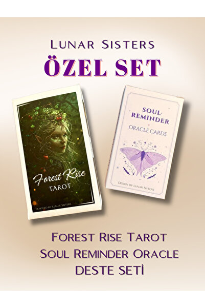 Lunar Sisters Özel Set: Forest Rise Tarot & Soul Reminder Oracle Destesi