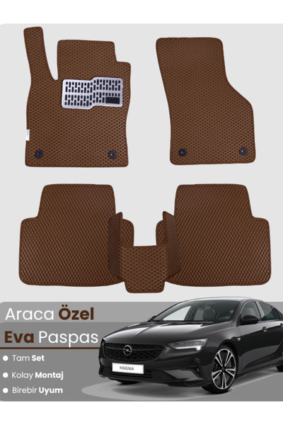 Guerrino OPEL INSİGNİA (2017-2022) Uyumlu EVA Paspas Tam Set–Araca Özel,Kolay...