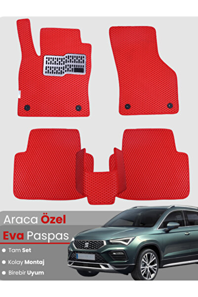 stiloto مجموعة كاملة من دواسات EVA متوافقة مع سيارة سيات أتيكا (2020-2025) - ...