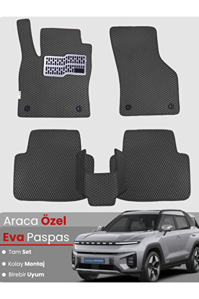 stiloto SSANGYONG TORRES ELEKTRİKLİ (2022-2025) Uyumlu EVA Paspas Tam Set–Oto...