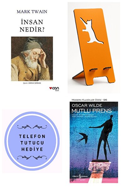TÜRKİYE İŞ BANKASI KÜLTÜR YAYINLARI İnsan Nedir? - Mark Twain + Telefon Tutuc...