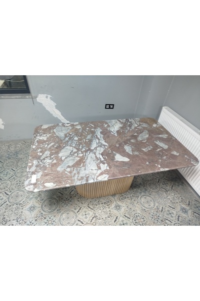 Mermery Mermer yemek masası