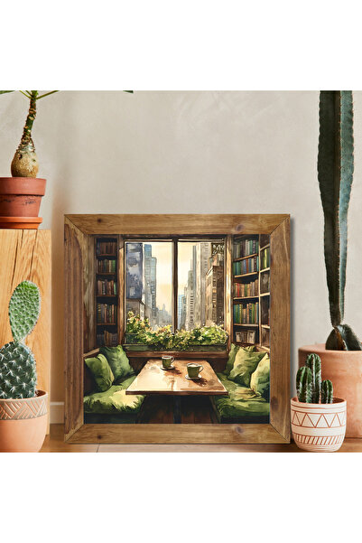 Tuba Decor Square Painting with Wooden Frame