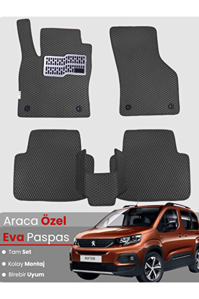 stiloto طقم كامل من دواسات EVA متوافقة مع بيجو رايفتر (2018-2025) - مخصصة للس...