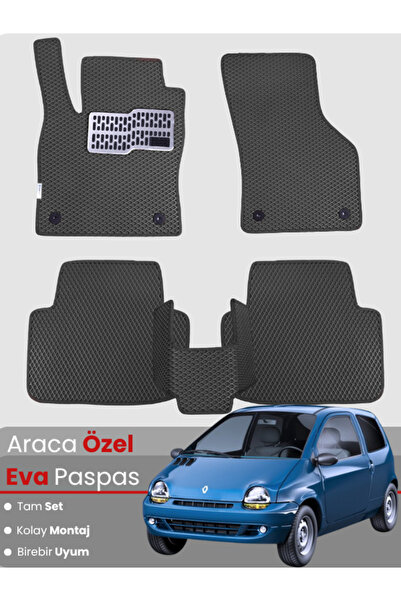 stiloto RENAULT TWİNGO (1993-2012) Uyumlu EVA Paspas Tam Set–Oto Paspas,Araca...